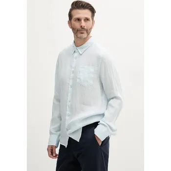 Pánská košile Lněná košile Guess NAPA M5GH73.WH3J0 modrá 50X, vel. L