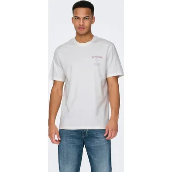 Tričko ONLY & SONS Weiß 9326347 S