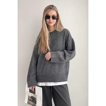 Dámský svetr Happiness Istanbul Anthrazit 3159264 M