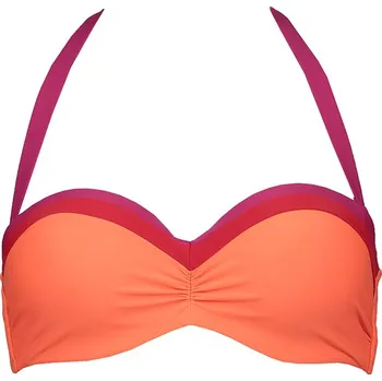 Dámské plavky Plavky s.Oliver Orange/ Pink 6127075 44E-Cup