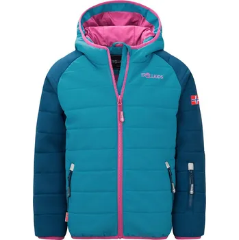 Dívčí bunda Trollkids Türkis 8094967 152