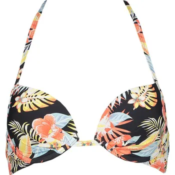 Dámské plavky Plavky s.Oliver Schwarz/ Orange 7756028 36B-Cup