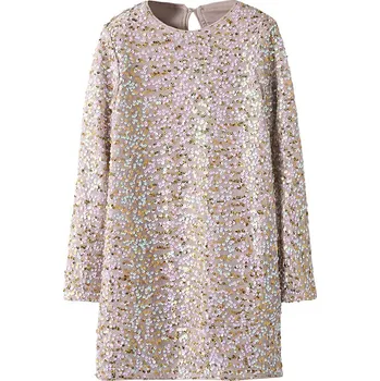 Dívčí džíny name it Beige/ Gold/ Rosa 4678134 152