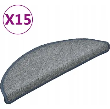 Nášlap na schod Nášlapy na schody , 15 ks , světle šedomodré, 56x17x3 cm