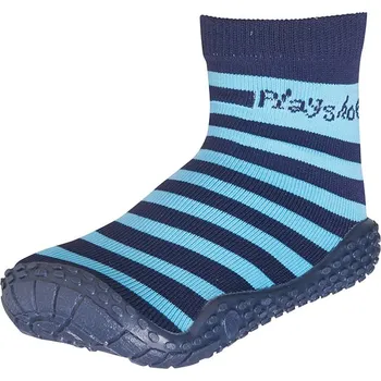Dívčí pantofle Playshoes Dunkelblau/ Hellblau 3833586 24