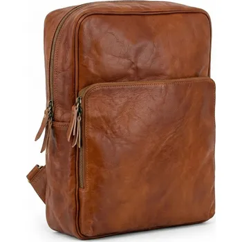 Městský batoh Glara leather Malý kožený business batoh - Office Pulse 1159756