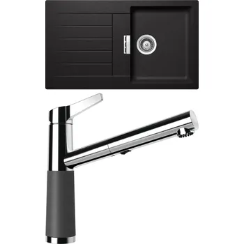 Granitový dřez Set Schock S1-5 (dřez Signus D-100 Stone + baterie SC-510.120 Stone)