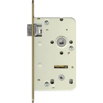 Dveřní kování 81057 - zámek zadlab.+plech, 90 50 WC (81057 - zámek zadlab.+plech, 90 50 WC)