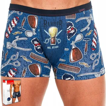 Pánské spodní prádlo Pánské Slipy s potiskem potiskem CORNETTE TATTOO 199- XXL, bavlna
