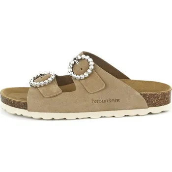 Dámské žabky BABUNKERS Family Hellbraun 9476055 42