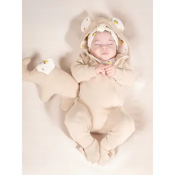 Kojenecký overall Dětský kojenecký overal/dupačky béžový Nicol, vel. 56