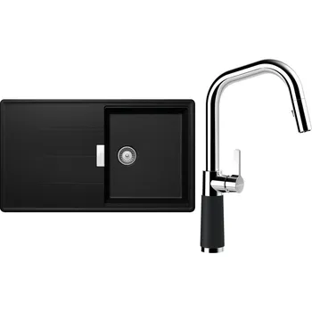 Kuchyňský dřez Set Schock S16-9 (dřez Tia D-100 Magma + baterie SC-530.120 Magma)
