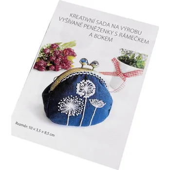 kreativní sada Kreativní sada na výrobu peněženky, barva 1 modrá tmavá