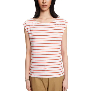Dámské tričko Tričko ESPRIT Orange/ Weiß 7037372 XL