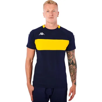 Pánské tričko Pánské tričko Kappa DIAGO Blue Marine/Yellow S