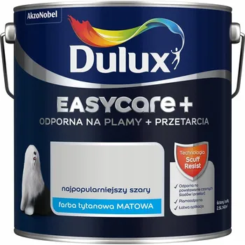 barva na zeď Barva barva Dulux 2,5 l Nejoblíbenější šedá matná