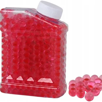 Dětská zbraň GELOVÉ VODNÍ KULIČKY - NÁHRADNÍ NÁPLŇ 700 KS 7/8mm Červené (Červená)