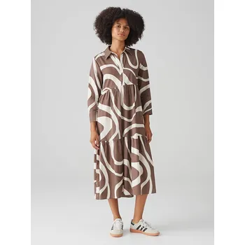 Dámské šaty Šaty OPUS Hellbraun 7219196 42