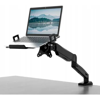 Televizní držák NASTAVITELNÝ DRŽÁK NA NOTEBOOK NA ZEĎ 17-32 PALCŮ, NOSNOST 9 KG, STABILNÍ PLYNOVÉ RAMENO