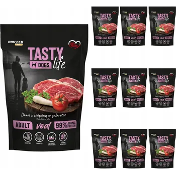 Krmivo pro psa TASTY DOGS LIFE vlhké krmivo pro psy s telecím masem v želé sáček 150 g x