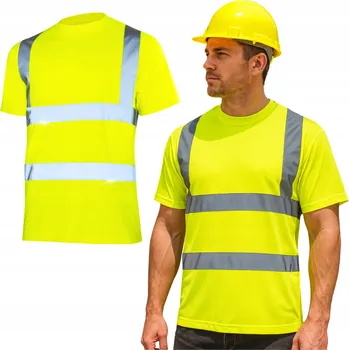 Pracovní obuv Pracovní tričko Specto žluté s reflexními prvky, velikost L, polyester