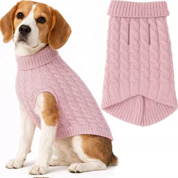 Obleček pro psa Obleček pro psa kočku Teplý Zimní Svetr Oblečení na Zimu Rolák XL