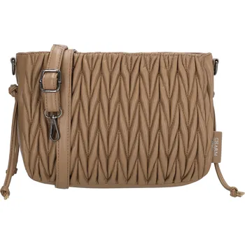 Dámská crossbody kabelka Charm London West End - mocha - 25x20 cm