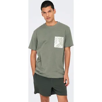 Tričko ONLY & SONS Grün 5049497 L