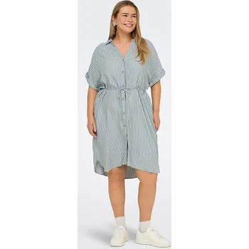 Dámské šaty Šaty ONLY Carmakoma Grau 9799213 50