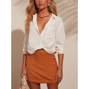 Dámská košile Košile Milan Kiss Weiß 8510980 S