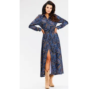 Dámské šaty Šaty Awama Dunkelblau 8545909 L