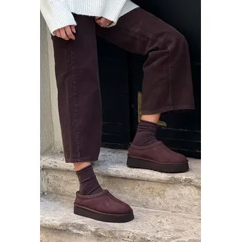 Dámské kozačky Boty trendyol Braun 8144176 39