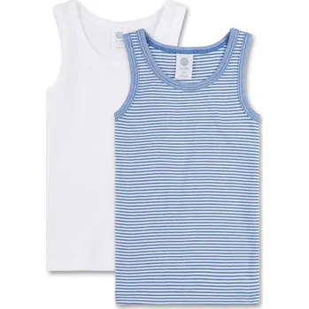 Dívčí spodní prádlo Tričko Sanetta Weiß/ Blau 4125943 128