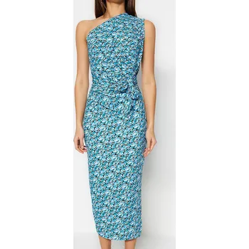 Dámské šaty Šaty trendyol Hellblau/ Schwarz/ Weiß 1438696 S