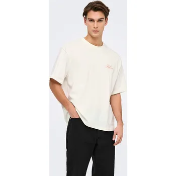 Tričko ONLY & SONS Weiß 269898 L