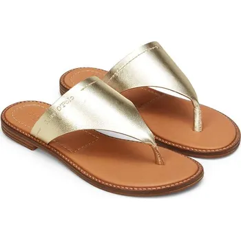 Dámské žabky Marc O'Polo Shoes Gold 761940 40