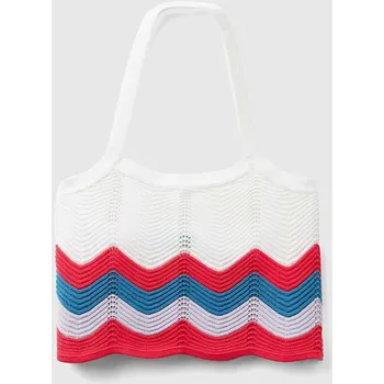 Dívčí tričko Tričko Benetton Weiß/ Bunt 3467882 160