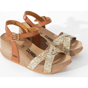 Dámské sandále Sunbay Camel/ Gold 3595639 38