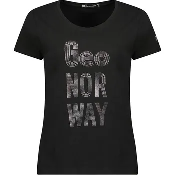 Dámské tričko Tričko Geographical Norway Schwarz 2144284 L