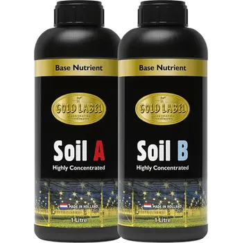 Hnojivo Hnojivo Gold Label Soil A+B Objem: 5l
