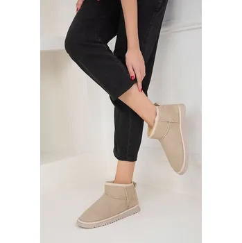 Dámské kozačky Boty trendyol Beige 1443319 37