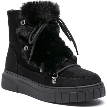 Dámská zimní obuv Kozačky Foreverfolie Schwarz 888940 36