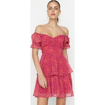 Dámské šaty Šaty trendyol Pink/ Orange 2450170 38