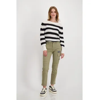 Dámské kalhoty monari Oliv 311449 46