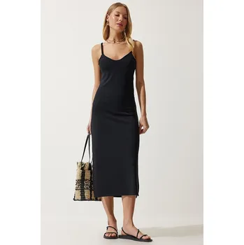 Dámské šaty Šaty Happiness Istanbul Schwarz 527007 40