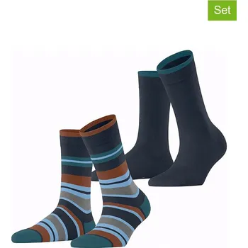 Dámská móda Ponožky ESPRIT Dunkelblau/ Hellblau/ Braun 3922922 39