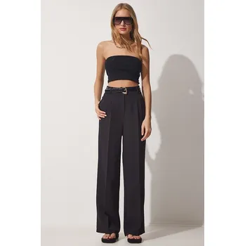 Dámské kalhoty Happiness Istanbul Schwarz 8536792 36