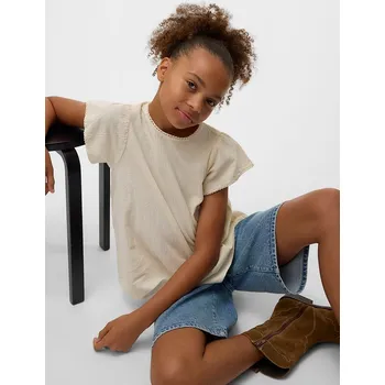 Dívčí tričko Tričko Vero Moda Girl Creme 7890541 146