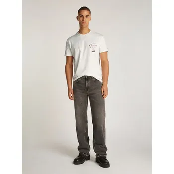 Pánské tričko Tričko TOMMY JEANS Weiß 9815404 M