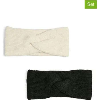 Šála Pieces Creme/ Schwarz 6294821 onesize